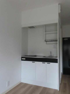 キッチン新調　１０１号室と１０２号室はＩＨコンロ（写真は１０