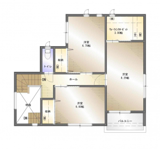 2階間取図