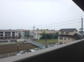 バルコニーからの景色です