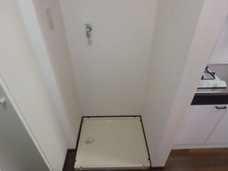 洗濯機置場です。