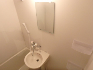 スペースが確保できる洗面所です