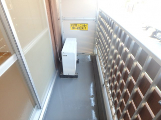 バルコニーからの景色です