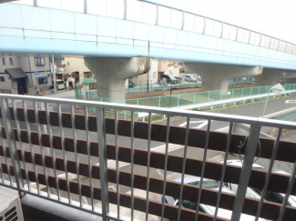 バルコニーからの景色です