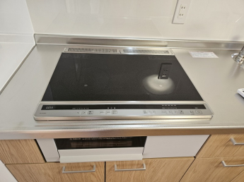 2口IHコンロ！お手入れが楽ですよ