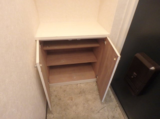 便利な玄関収納スペースです