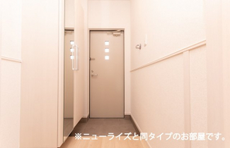 ゆったりとした玄関です