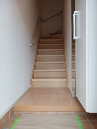 毎日通る玄関はこちらです