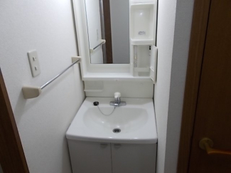 忙しい朝には欠かせない洗面所です