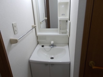 忙しい朝には欠かせない洗面所です