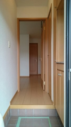落ち着いた玄関です