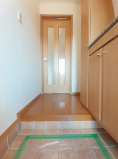 ゆったりとした玄関です
