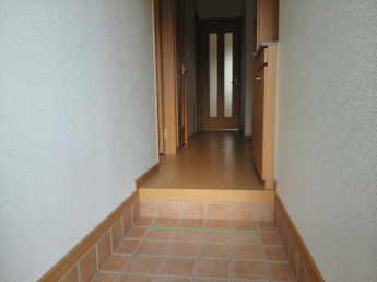 ゆったりとした玄関です