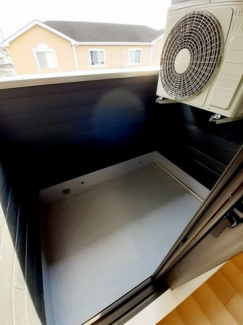 陽当たり良好なバルコニーです