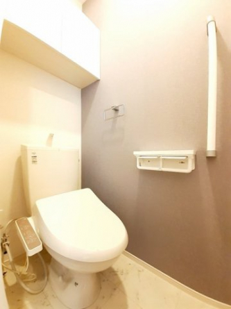 清潔感のあるトイレです