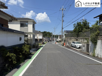 前面道路です。
