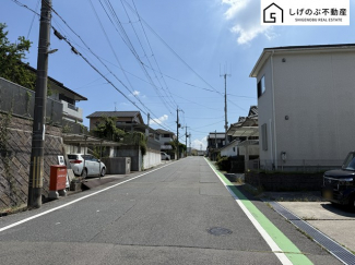 前面道路です。