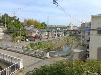 ２階からの眺望（北西）