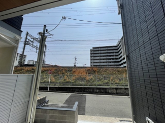 バルコニーからの景色です