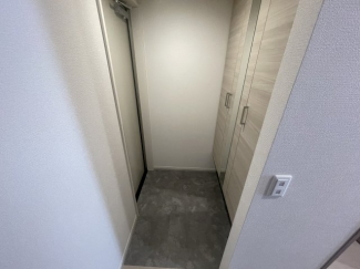 シンプルで使いやすい玄関です