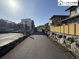 前面道路です。