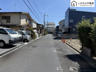 前面道路です。