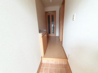 落ち着いた玄関です