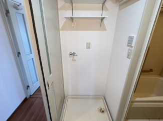 スペースが確保できる洗面所です