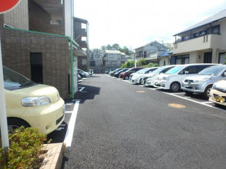 駐車場に車を止められます