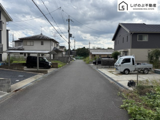 前面道路です。