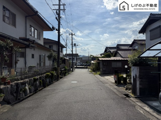 前面道路です。