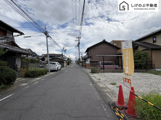 前面道路です。