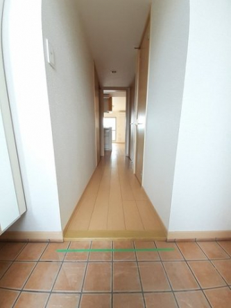 ゆったりとした玄関です