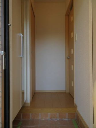 落ち着いた玄関です