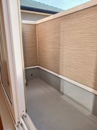 広々としたバルコニーです