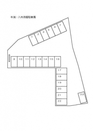東温市牛渕の駐車場の画像