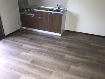 キッチン入替・床張替済