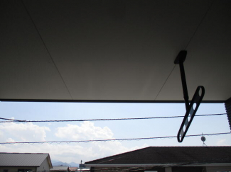 物干し竿も掛けれます