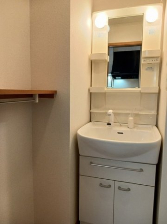 忙しい朝には欠かせない洗面所です