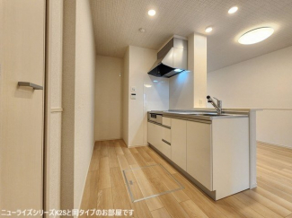 コンパクトなキッチンで掃除もラクラク