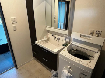 清潔感のある洗面所