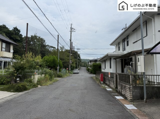 前面道路です。