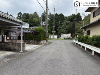 前面道路です。