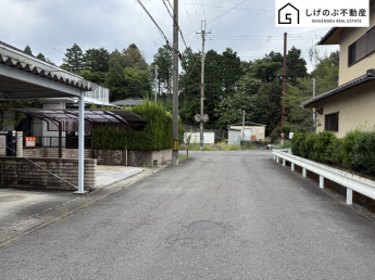 前面道路です。
