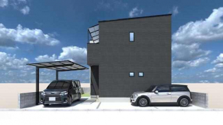 【完成予想図】住みやすい立地が魅力的☆スタイリッシュなデザイ