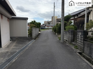 前面道路です。