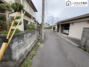 前面道路です。