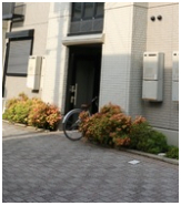 清潔なエントランスです