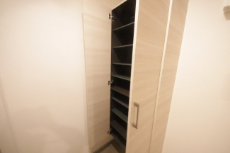 ちょっとした収納スペースも充実しています