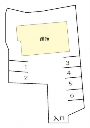 守山市阿村町の駐車場の画像