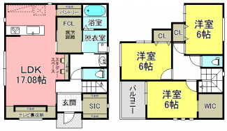 木造２階建の参考プランございます！